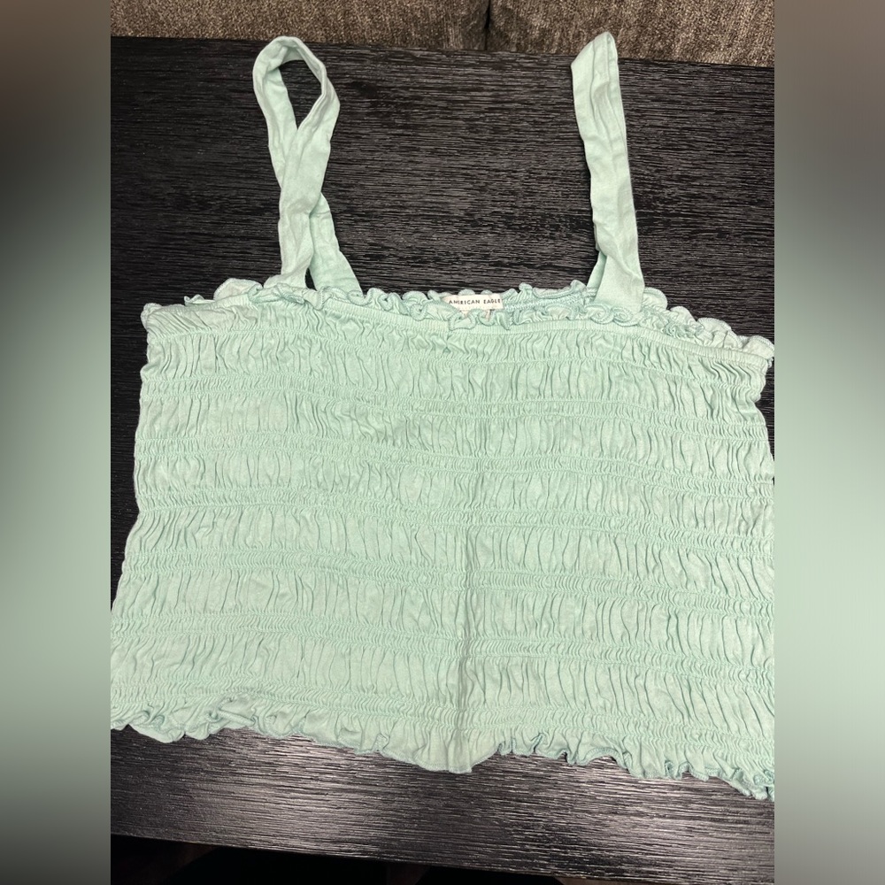 American Eagle Large Teal Shirt